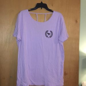 Pink Victoria’s Secret tee